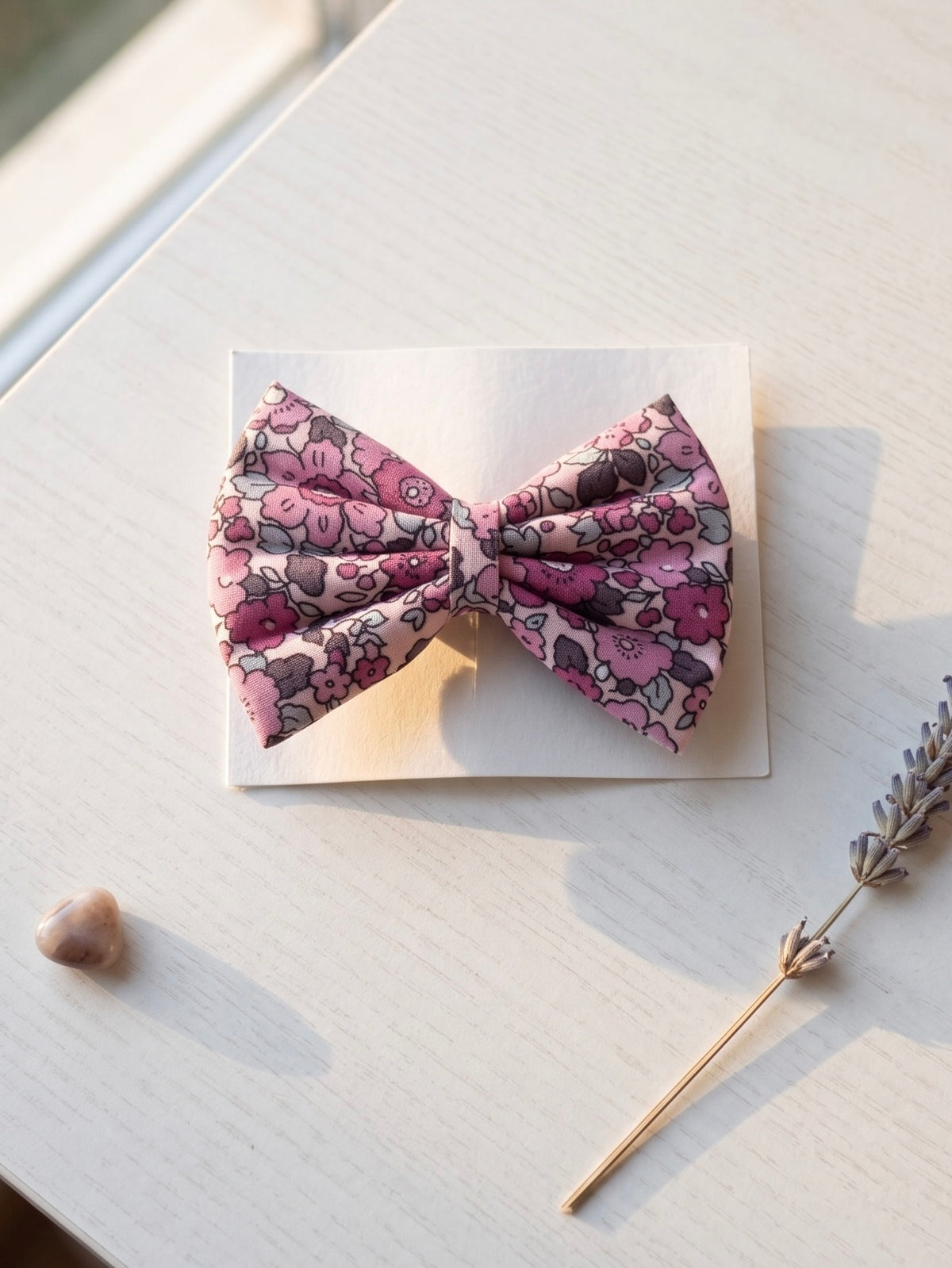 Medium Bow-Pink Garden